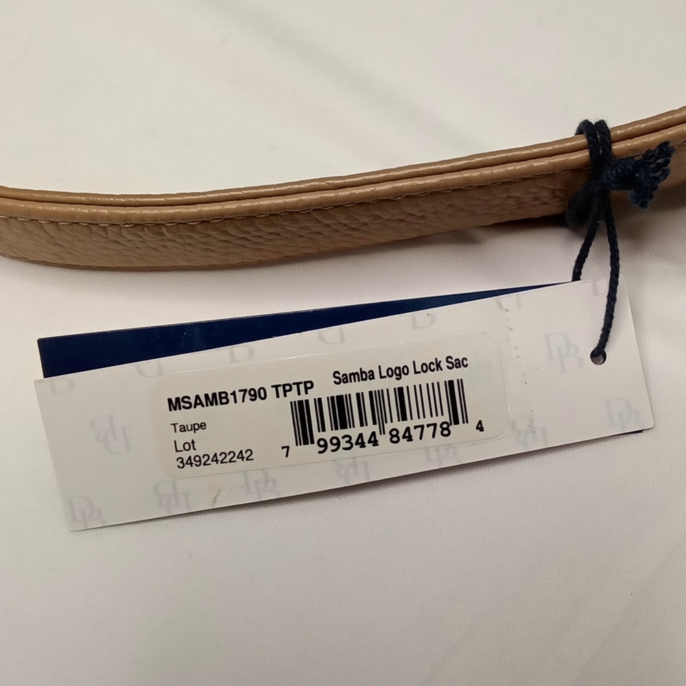 Dooney & Bourke Samba Logo Lock Sac with Keyring NWT - Picture 10 of 12